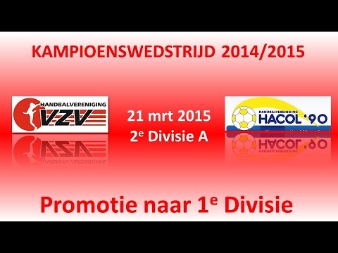 Maedilon/VZV - Hacol, Kampioenswedstrijd 2e Div.A, 21 maart 2015