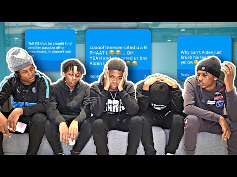 UK MALE YOUTUBERS REACT TO YOUR MEAN COMMENTS 💔