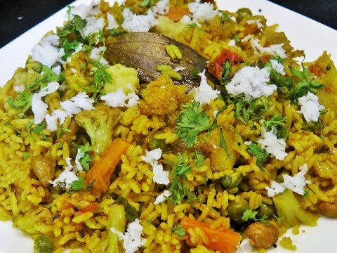 मसाले भात | Masale Bhat | Masala Rice by madhurasRecipe