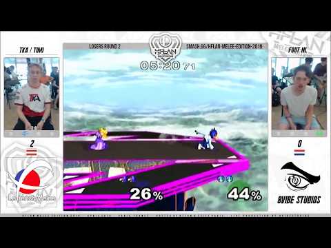 HFLAN 2019 - TKA | Timi (Falco) VS Fout NL (Peach) TOP16 Losers Round 2 - Smash Melee