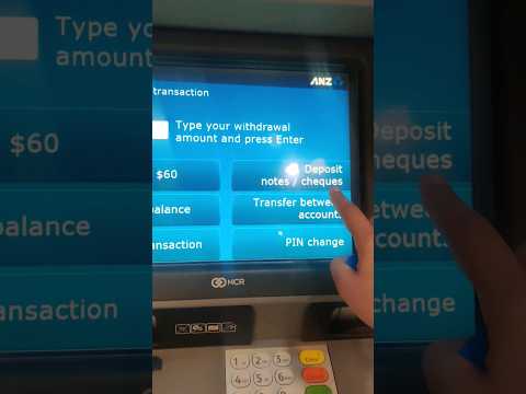 CASH DEPOSIT IN ANZ ACCOUNT #anz #anzplus #bank #shorts #australia #atm #money #wallet #banking #new