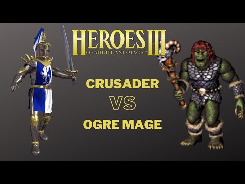 Heroes 3 - 500 Crusaders VS 500 Ogres