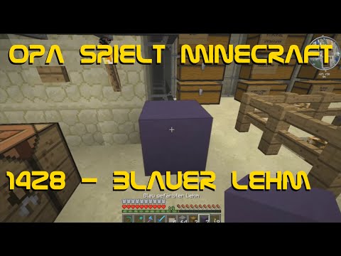 Opa spielt Minecraft 1428 - Blauer Lehm
