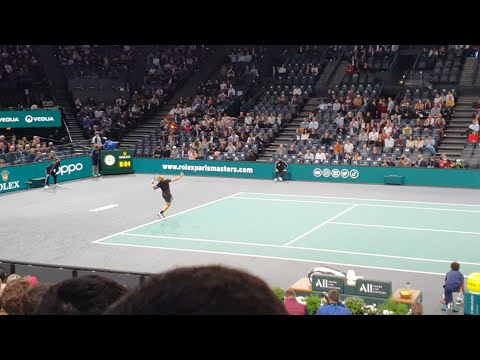 Medvedev vs Gaston - First set - 1-1- Game Hugo