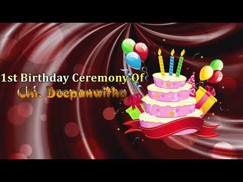 Krishika Birthday 05/10/2018 Title Video