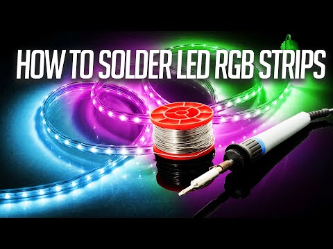 DIY Tutorial: How To Solder LED Strip Lights with Amazon KITS
