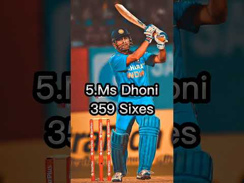 Most Sixes in International Career 🇮🇳  #shortsfeed #shorts #cricket #sixers #career #india