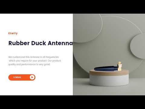 GSM 2dBi Rubber Duck Antenna with SMA Male R/A Connector