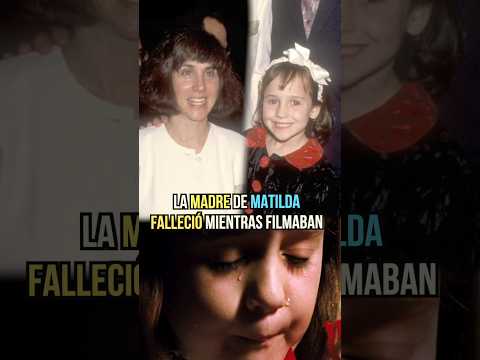 SUS PADRES MURIERON DURANTE EL RODAJE DE MATILDA #shorts