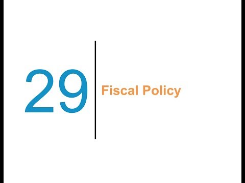 Chapter 29 Fiscal Policy