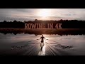 Single Scull Rowing in 4k