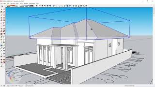 Download lagu SKETCHUP TUTORIAL FOR BEGINNERS, PART 4. HOW TO MAKE A ROOF (ROOF MODEL) mp3