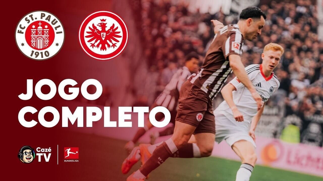 JOGO COMPLETO: ST. PAULI X EINTRACHT FRANKFURT | BUNDESLIGA 2025/2026 | 25ª RODADA