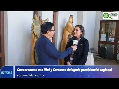 Archivo- Conversamos con Delegada presidencial regional en Los Ríos 