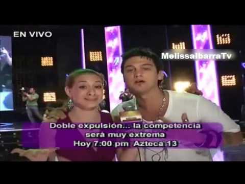 melissa y sebastian antes del concierto