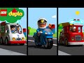 LEGO - Hometown Heroes! | Fun Learning video | Cartoons for Kids | ABC 123 Moonbug Kids | Education