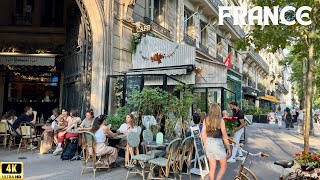 10 August 2025 PARIS 🇫🇷 FRANCE 4K HDR walk | City Street tour | summer season Paris | Best time to