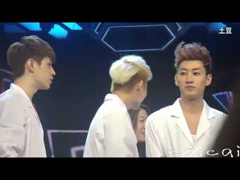 [Fancam] 130326 Happy Camp Recording - EunHae , Henry