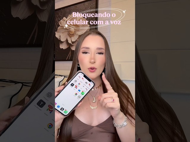 tutorial para bloquear o celular com a voz !!! 🤩⭐️💋🎀🍒💌💖🌟✨￼