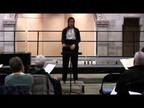 Rachel Johnson - Masterclass with Helmuth Rilling - April 2016