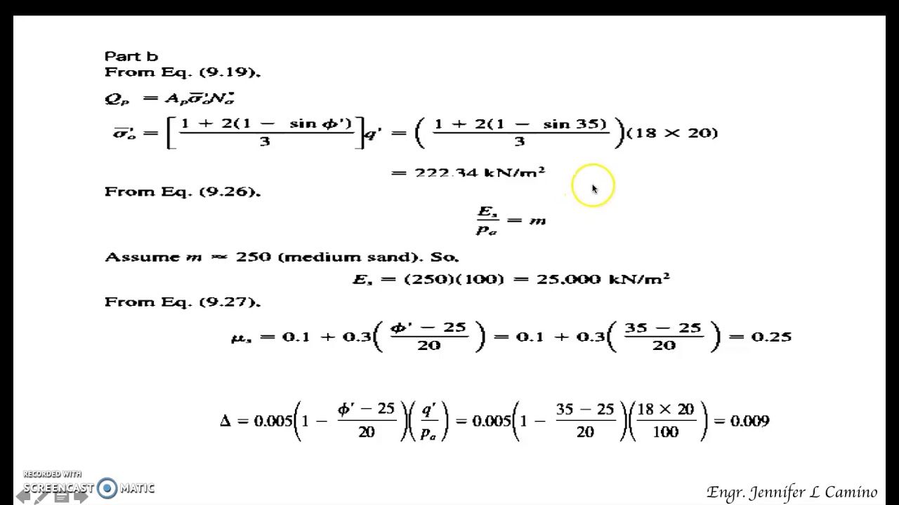 Pile Foundations Part 3
