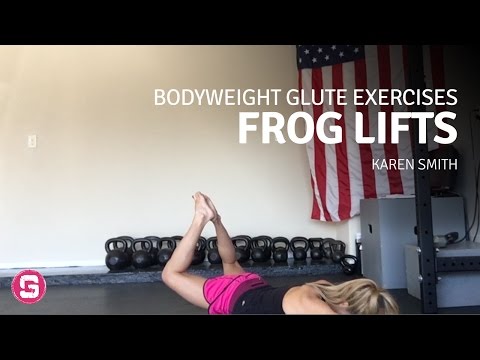 5 Bodyweight Glute Exercises — Frog Lifts
