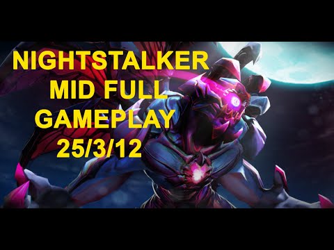 Dota 2-Night Stalker Mid Full Gameplay 2020 | 7.26c