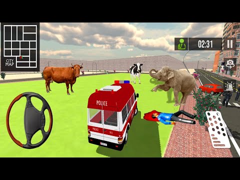 Police Ambulance Rescue Driving Simulator – City Police Ambulance Games #42 - Android Gameplay