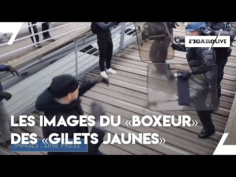 «Gilets jaunes» acte VIII: le «boxeur» face aux gendarmes