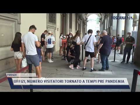 2022-04-11 FIRENZE - UFFIZI, NUMERO VISITATORI TORNATO A TEMPI PRE PANDEMIA