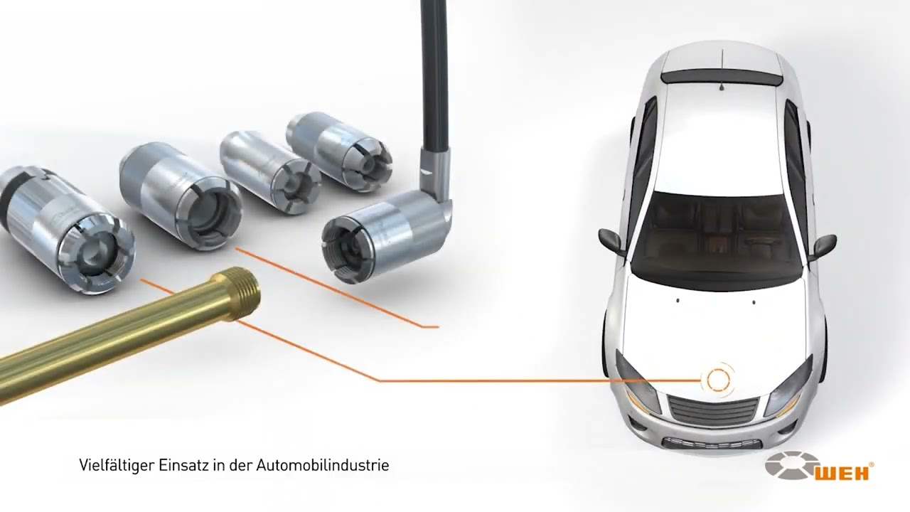 BDE DE | products and brands | WEH Universal connectors for threads, beads, and tubes