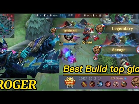 Roger savage 22 kills || Best build top Global