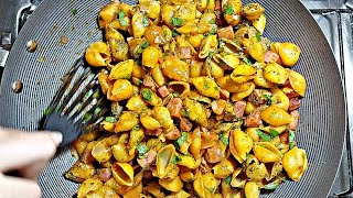 Macarrão Cremoso Na Frigideira