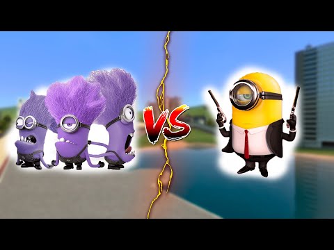 ANGRY MINIONS VS MINIONS ARMY - Garry's mod