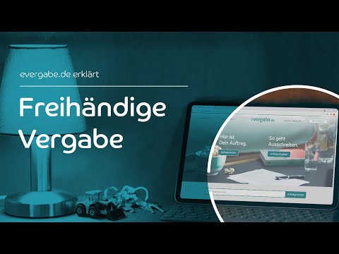 Freihändige Vergabe | evergabe.de erklärt