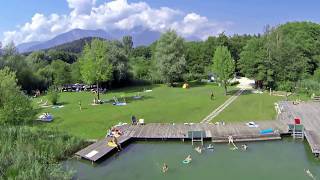 preview picture of video 'Kärnten - Camping am Turnersee / Luftaufnahmen Seecamping Breznik, Österreich'