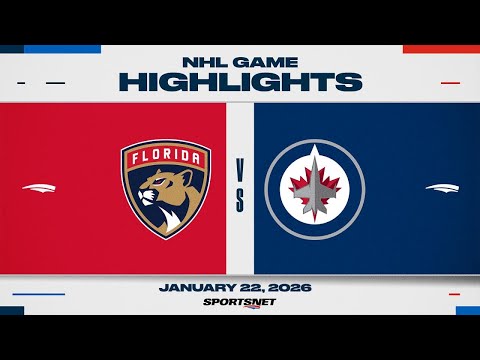 NHL Highlights | Panthers vs. Jets - January 22, 2026