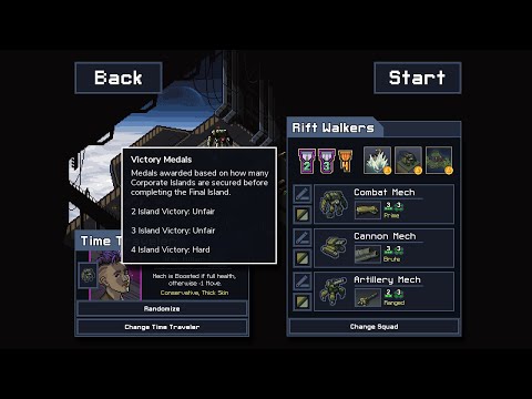 Into the Breach Advanced Edition - Unfair 3 island victory(Rift Walkers) / Volcanic Hive Phase 2