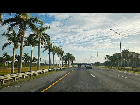 Scenic Road Trip On I - 95 North Florida