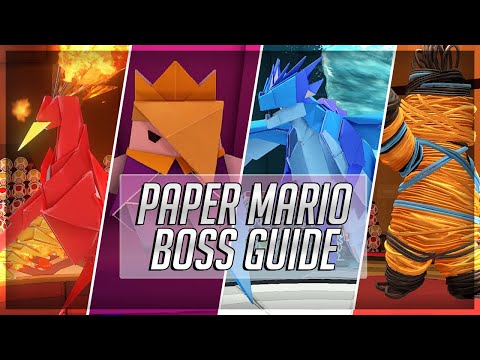 Paper Mario The Origami King All Boss Guide + Vellumental (Exploit Hidden Weakness)