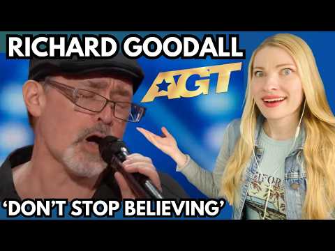 Vocal Coach Reacts: RICHARD GOODALL-  Golden Buzzer AGT Audition 'Don't Stop Believing'  Analysis!