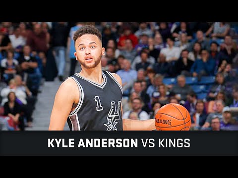 Kyle Anderson Highlights: 14 PTS, 3 AST, 2 STL vs Kings (24.02.2016)