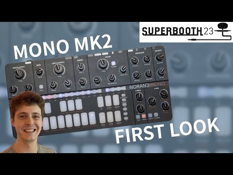 Norand Mono MK2 Synthesizer First Look | Superbooth 2023