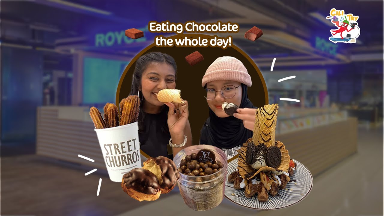 We ate chocolate the whole day!