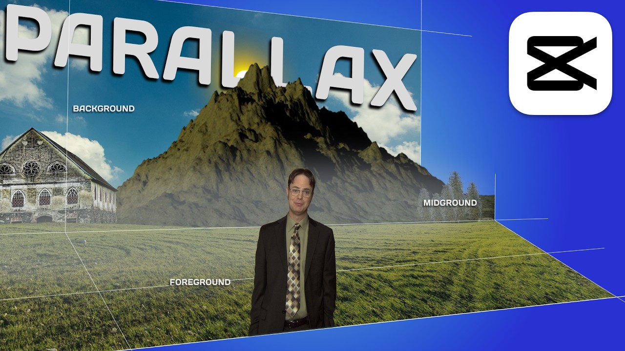 CRIANDO efeito PARALLAX 3D no CapCut PC 🎬