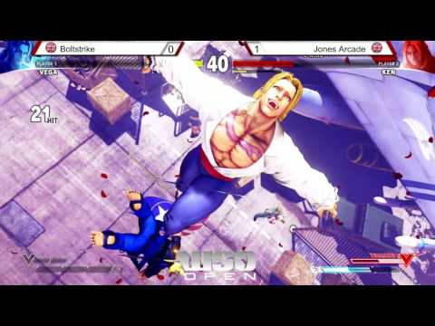 WinnerStaysOn SFV Losers Top 8 - Boltstrike (Vega) vs JonesArcade (Ken) 23/07/2017