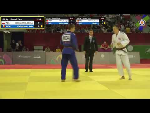 2019 Judo.MD , 66 kg KOWALCZYK, M. (POL) -  IZVOREANU, Radu (MDA) EYOF Baku  2019