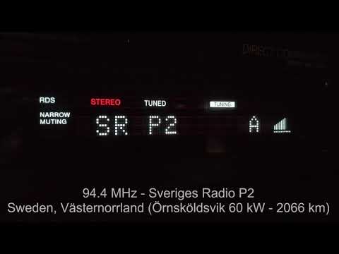 [SPORADIC E] FM DX - Sweden Radio P2 with RDS - received in Bosnia and Herzegovina (2066 km)