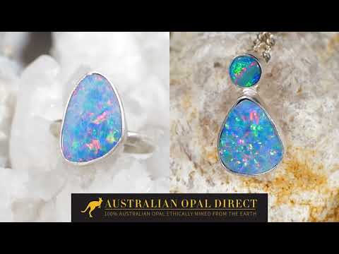 Conjuntos de joias de opala australiana - Australian Opal Direct | Envio mundial