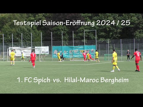 Fussball 1. FC Spich vs. Hilal Maroc Bergheim